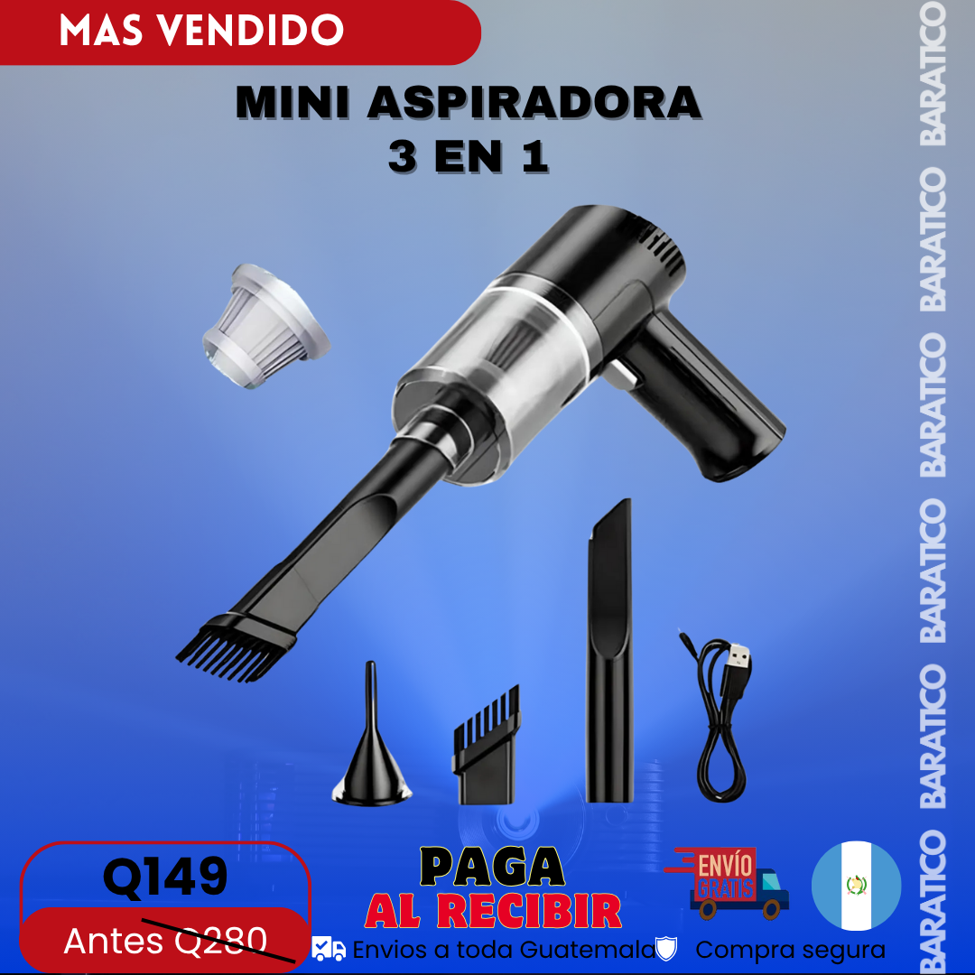 🧹MINI ASPIRADORA 3 EN 1🧹